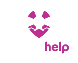 Suburb Help Reversed Logo RGB